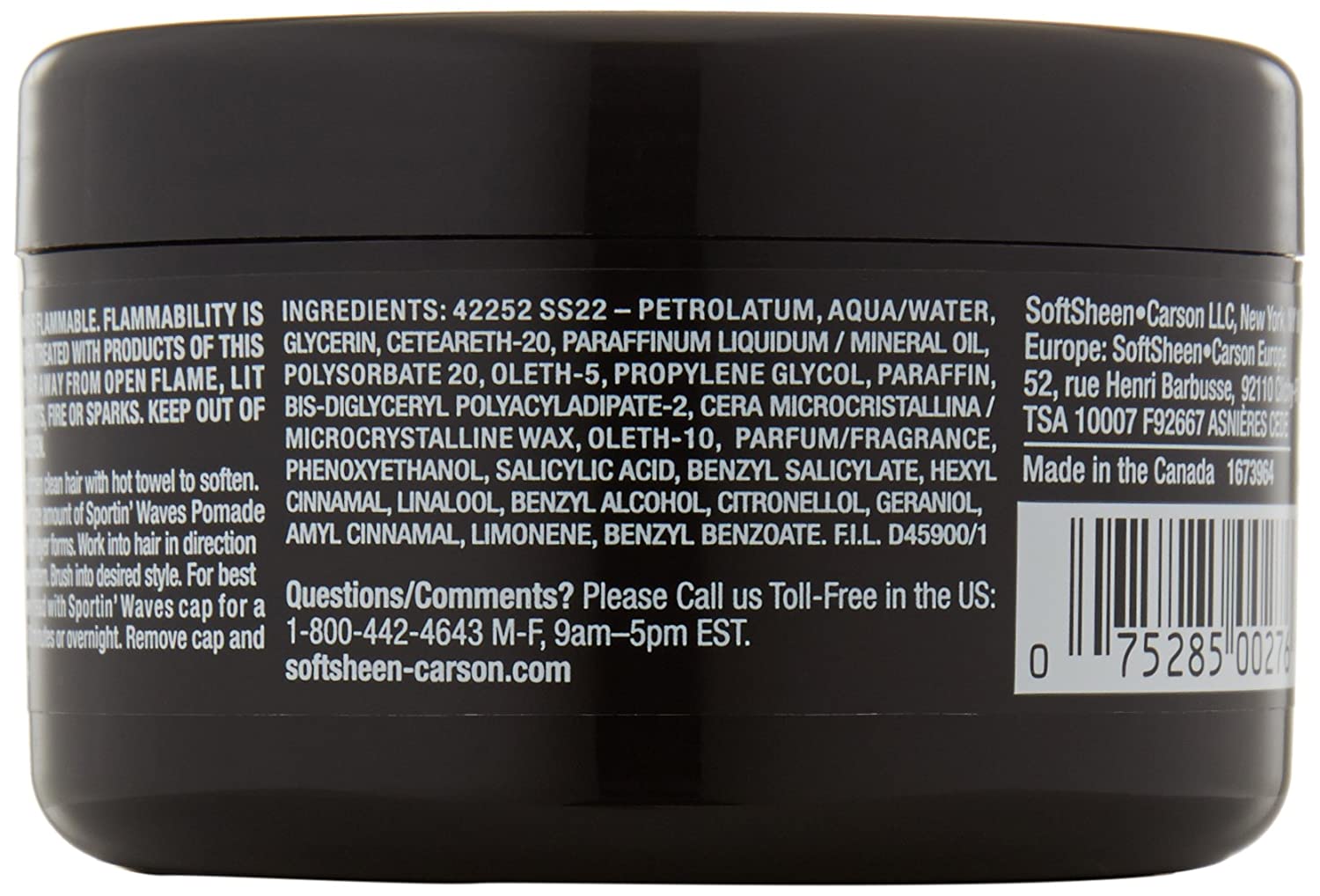 SoftSheen-Carson Sportin' Waves Gel Pomade with Wavitrol III, 3.5 oz Find Your New Look Today!